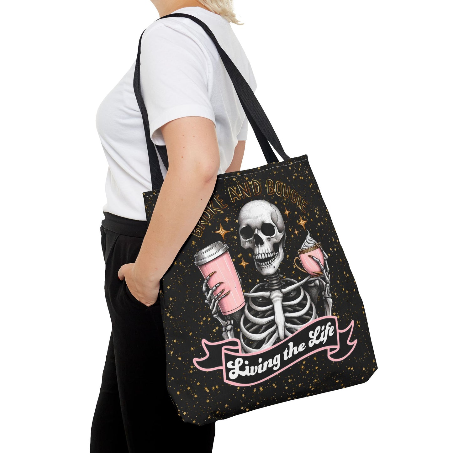 Broke and Bougie - Tote Bag (AOP)