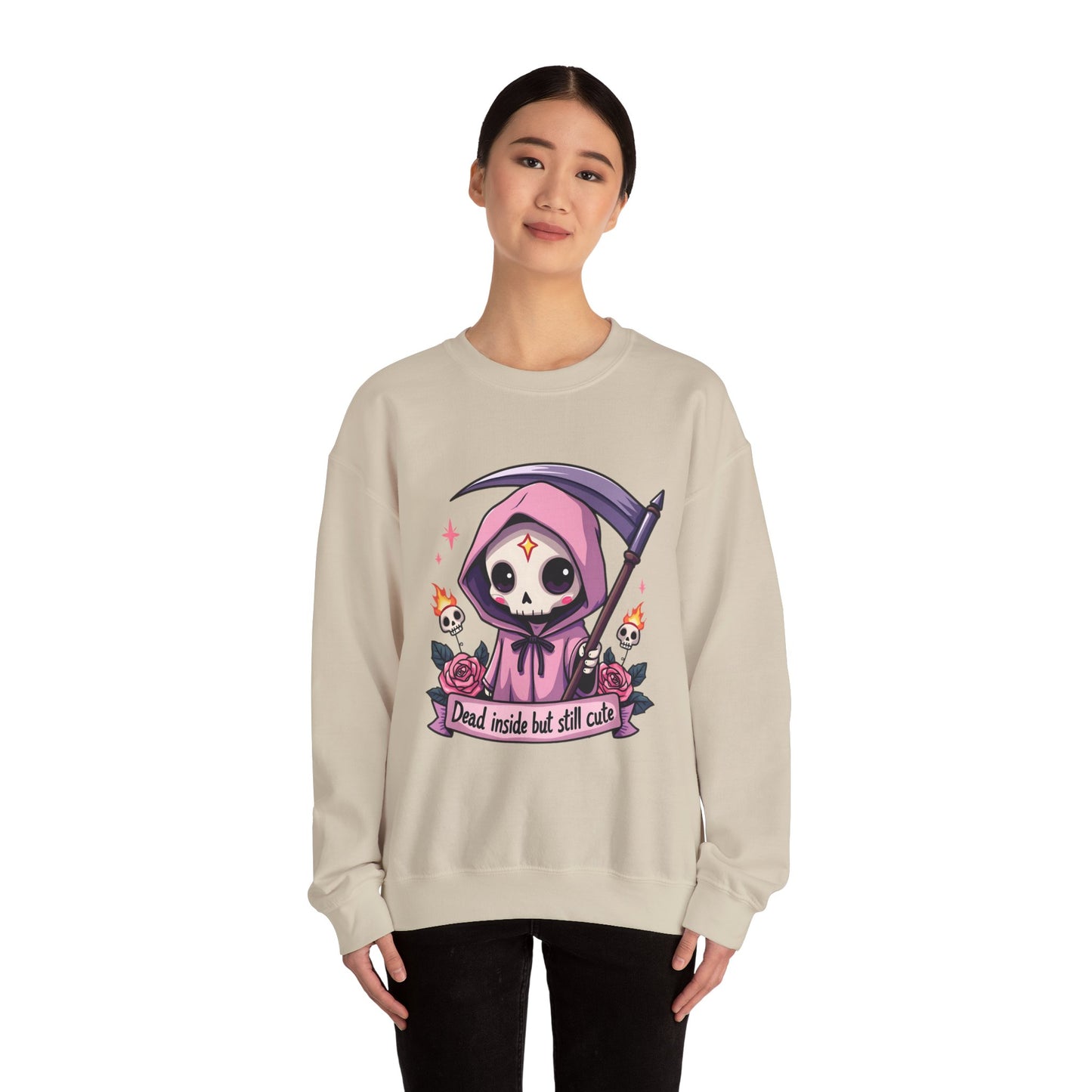 Dead Inside But Still Cute - Unisex Heavy Blend™ Sweatshirt