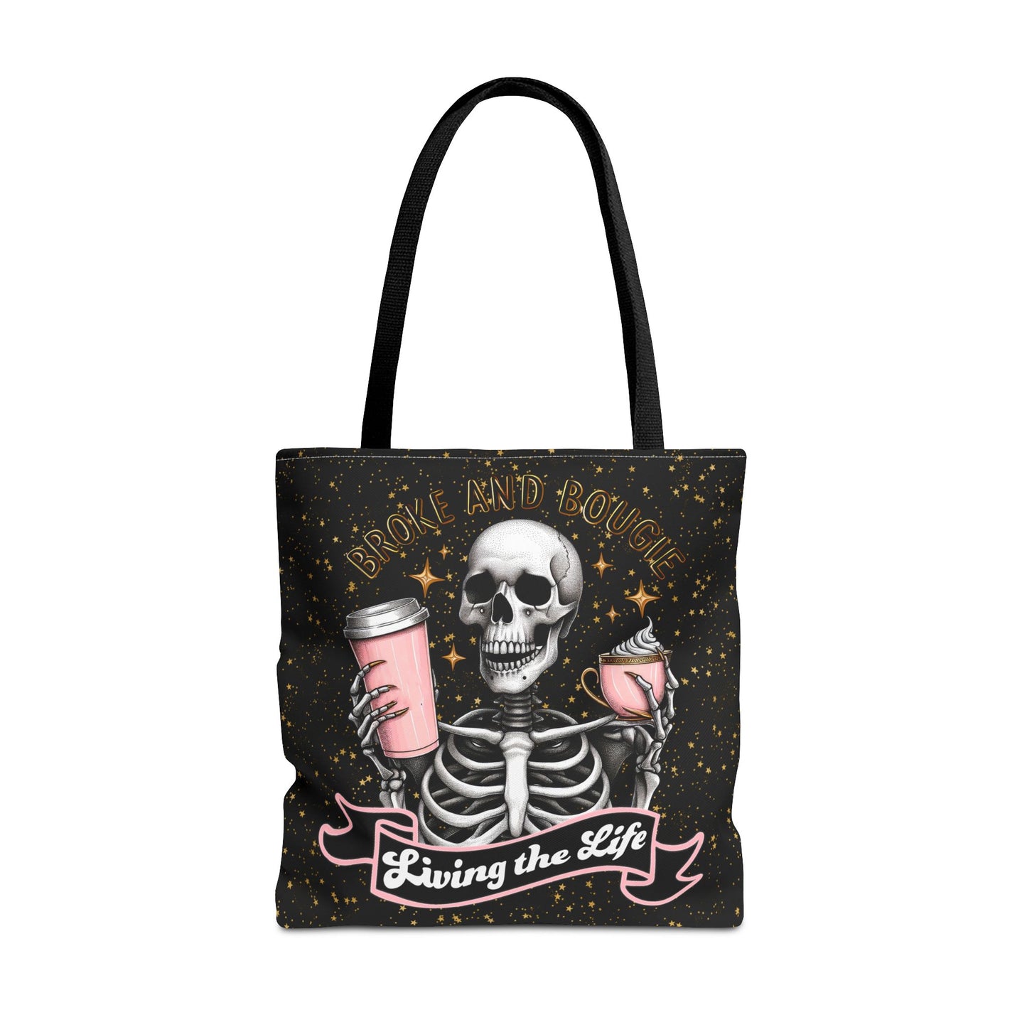 Broke and Bougie - Tote Bag (AOP)